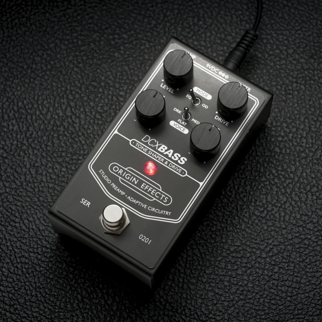 Origin Effects DCX BASS Studio Preamp Pedal - Black Edition