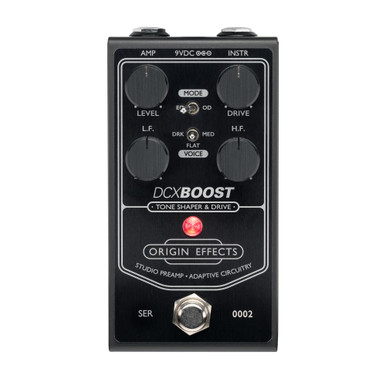 Origin Effects DCX BOOST Studio Preamp Pedal - Black Edition