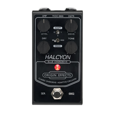 Origin Effects Halcyon Blue Overdrive Pedal - Black Edition