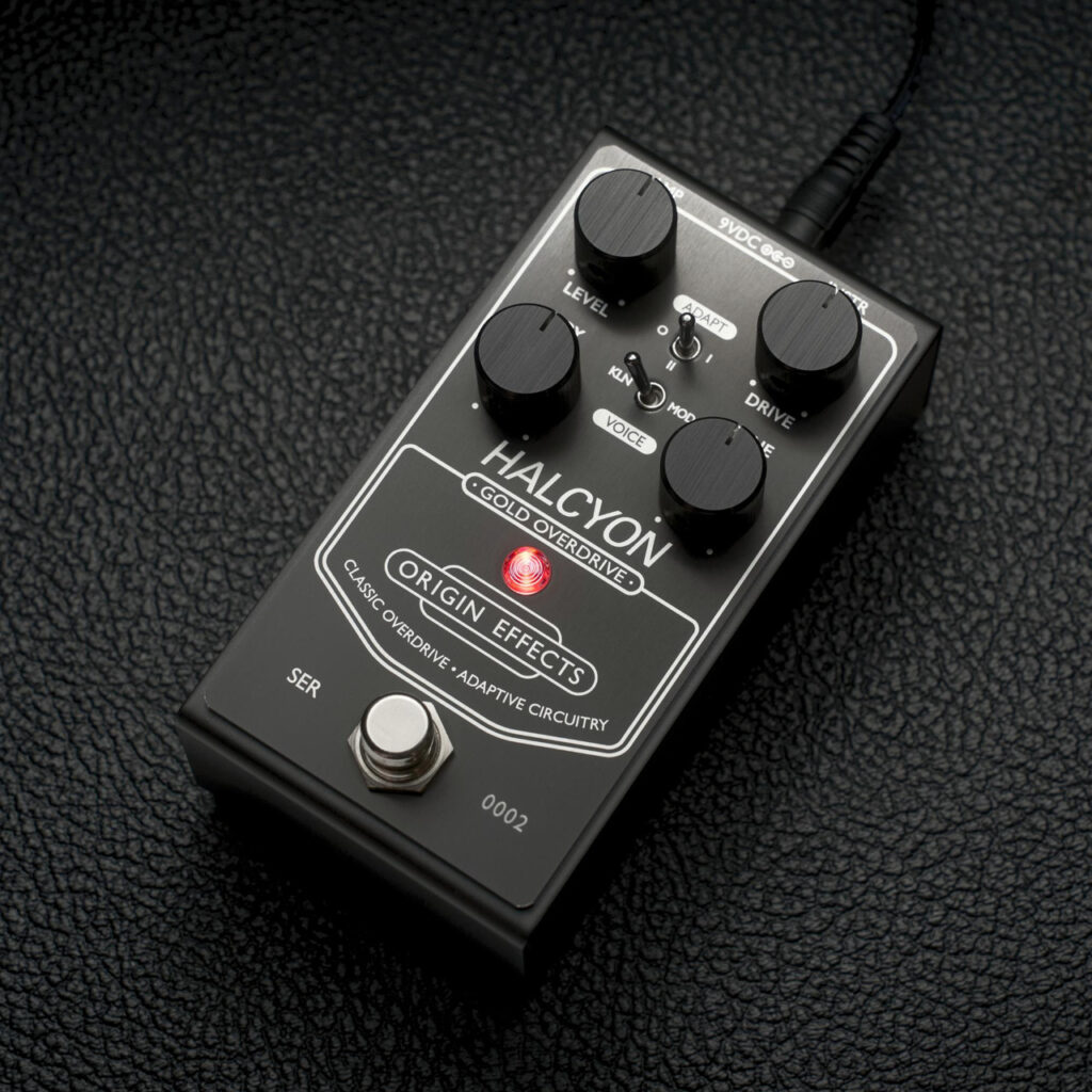 Origin Effects Halcyon Gold Overdrive Pedal - Black Edition