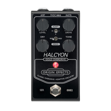 Origin Effects Halcyon Gold Overdrive Pedal - Black Edition