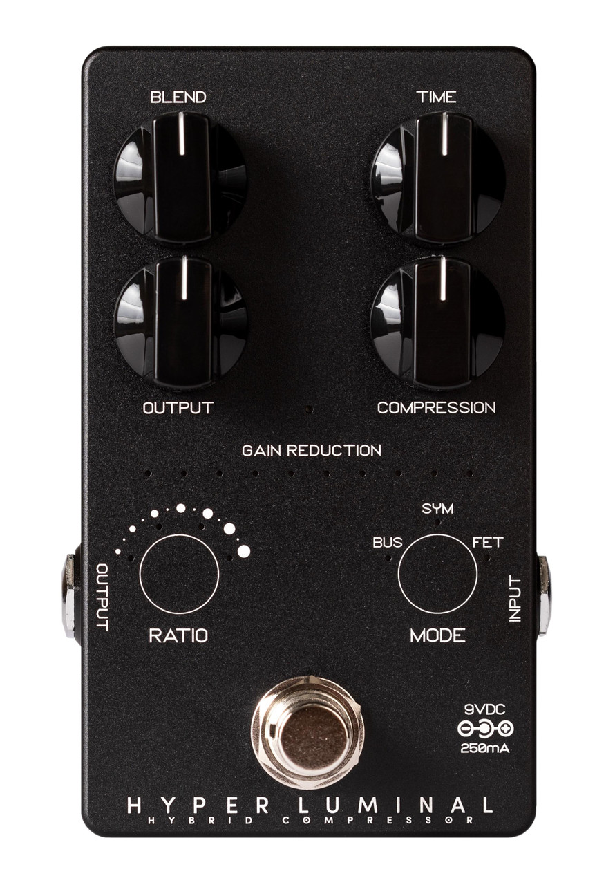 Darkglass Hyper Luminal Hybrid Compressor in Limited Edition Black