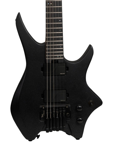 HILS NEXT HN7 Electric Guitar in Satin Galaxy Black with Tremolo