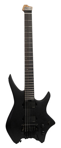 HILS NEXT HN7 Electric Guitar in Satin Galaxy Black with Tremolo - Image 4