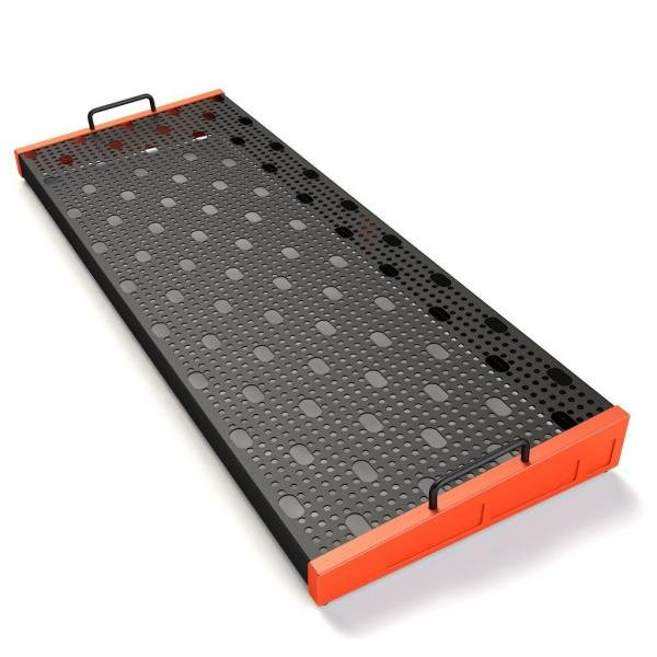 Temple Audio Templeboard DUO 12.5x34in Pedalboard in Temple Red - Image 2