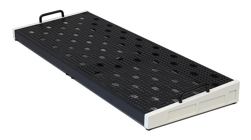 Temple Audio Templeboard DUO 12.5x34in Pedalboard in Vintage White