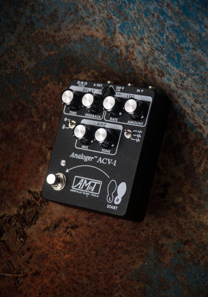 Asheville Music Tools ACV-1 Analog Chorus / Vibrato Pedal in Textured Black