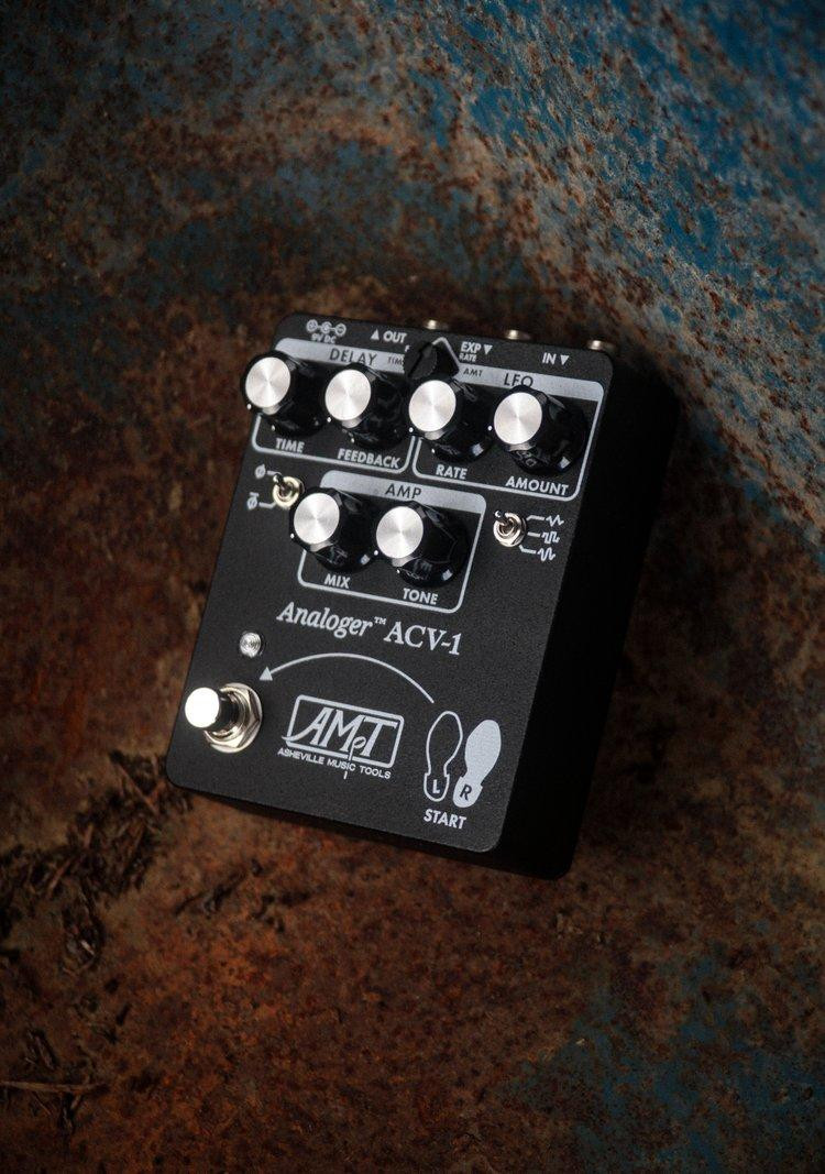 Asheville Music Tools ACV-1 Analog Chorus / Vibrato Pedal in Textured Black - Image 5