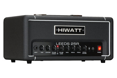 Hiwatt Leeds 25R Spring Reverb Amplifier Head in Black - Image 4