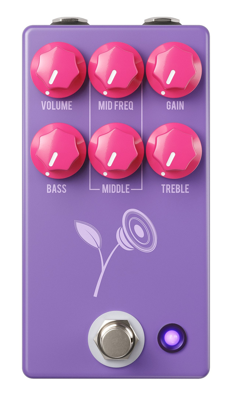 JHS Pedals Violet Lari Basilio Signature Overdrive Distortion Pedal in Purple