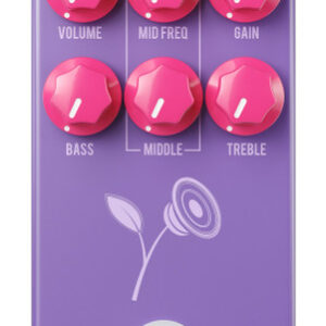 JHS Pedals Violet Lari Basilio Signature Overdrive Distortion Pedal in Purple