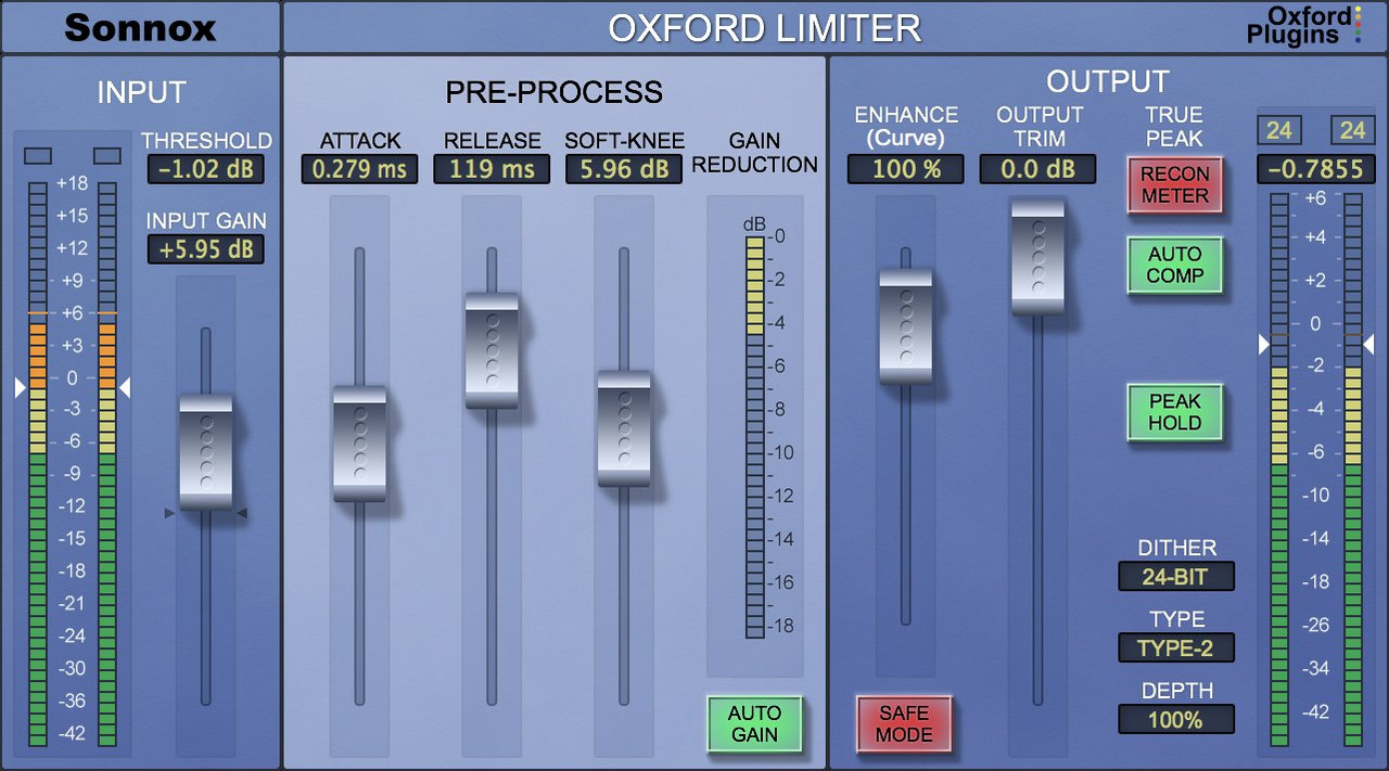 Sonnox Oxford Limiter