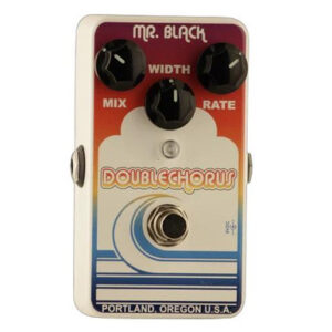 Mr Black DoubleChorus Diamond Sunset Chorus Pedal in White - Image 6