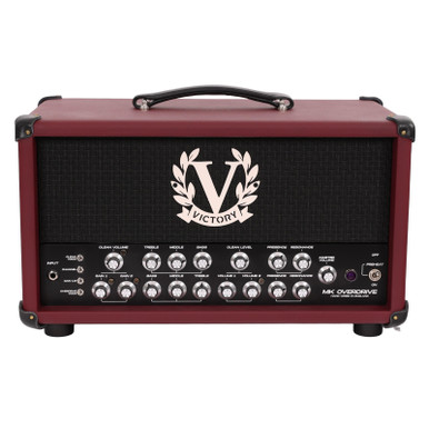 Victory MK Overdrive 100W Hand-Wired Valve Amp Head in Burgundy