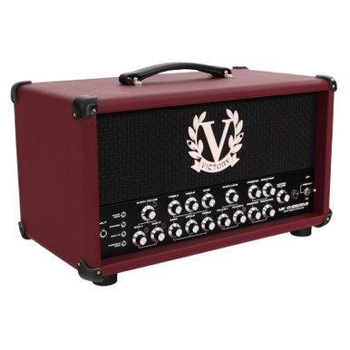 Victory MK Overdrive 100W Hand-Wired Valve Amp Head in Burgundy - Image 4