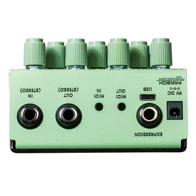 Old Blood Noise Endeavors Parting Glitch Delay/Reverb Crushing Modulation Pedal in Green