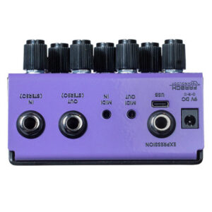 Old Blood Noise Endeavors Parting Glitch Delay/Reverb Crushing Modulation Pedal in Purple - Image 6
