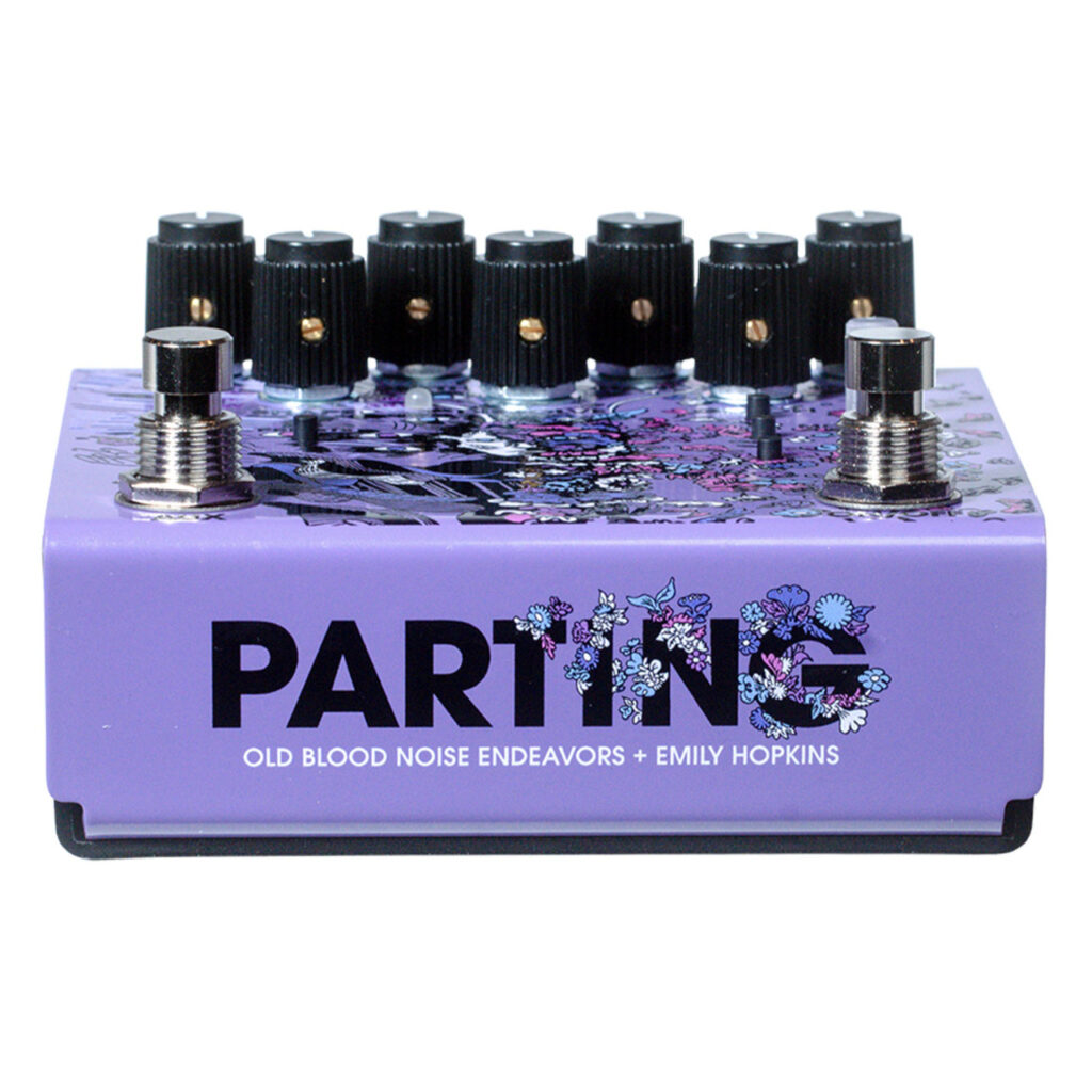 Old Blood Noise Endeavors Parting Glitch Delay/Reverb Crushing Modulation Pedal in Purple