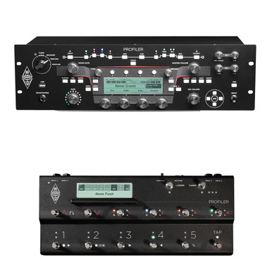 Kemper Profiling Amp Rackmount in Black With Remote Footswitch Set (Non-Powered) MK 2