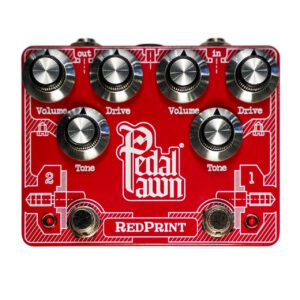 Pedal Pawn Red Print Dual Overdrive Pedal - Image 4