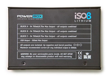 Big Joe Stompbox iSO8 Rechargeable Pedal Power Supply - Image 4