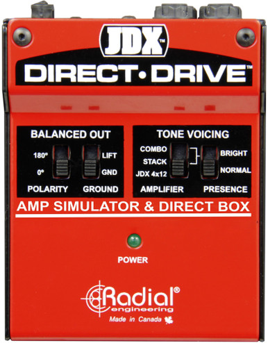 Radial JDX Direct Drive - Amp Simulator & DI Box