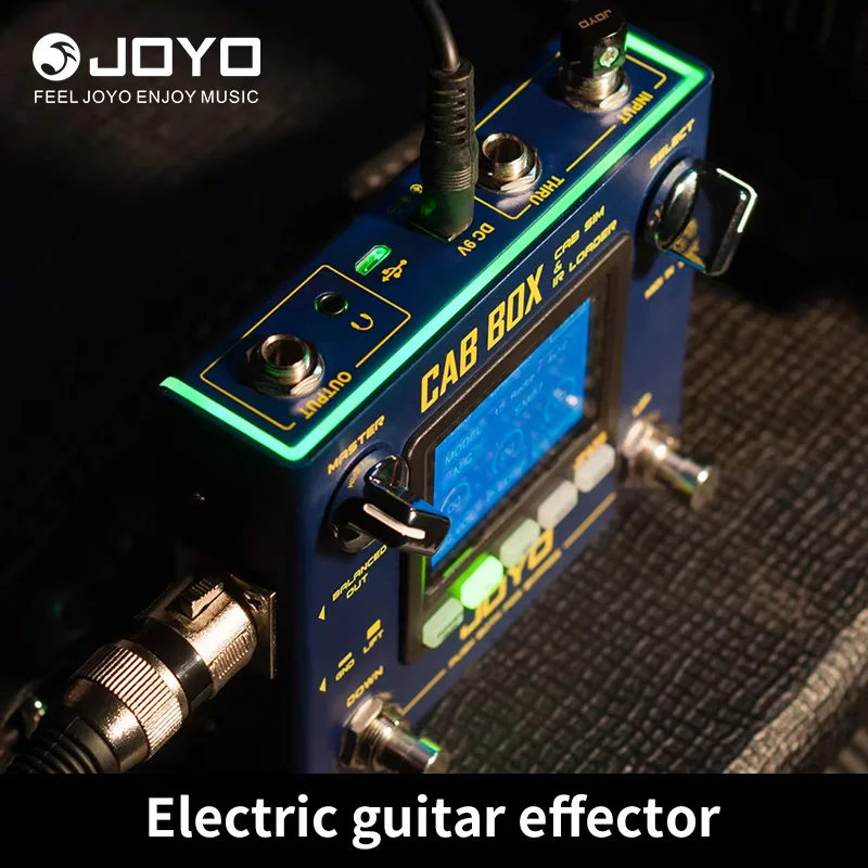 Joyo R-08 CAB BOX Pedal 4 Tube Power AMP Simulations Cabinet Modeling Pedal