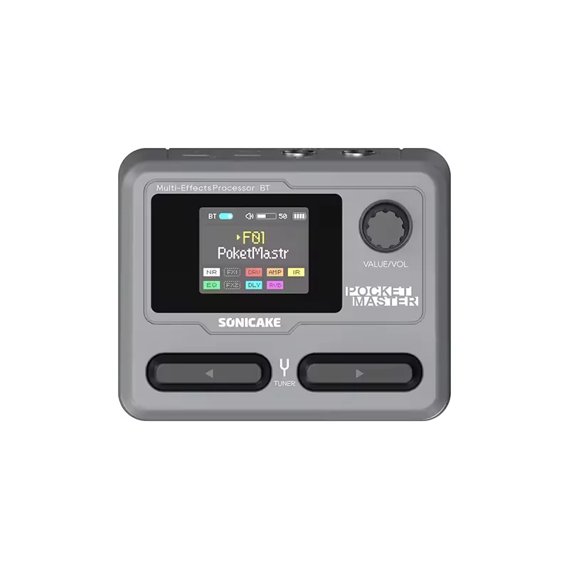 SONICAKE Pocket Master Mini Bass Amp 100 Multi-Effects Pedal APP