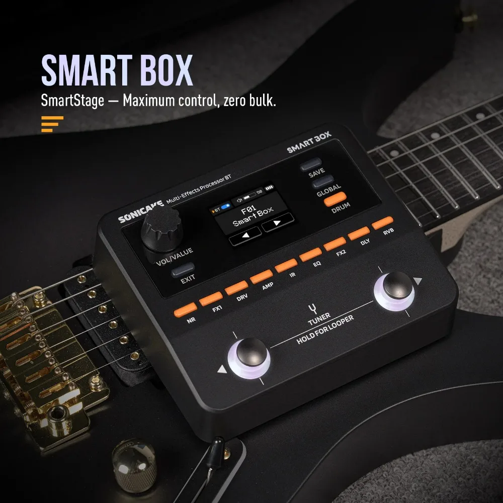 SONICAKE Smart Box Digital Multi-Effects Processor Bass 130 NAM IR