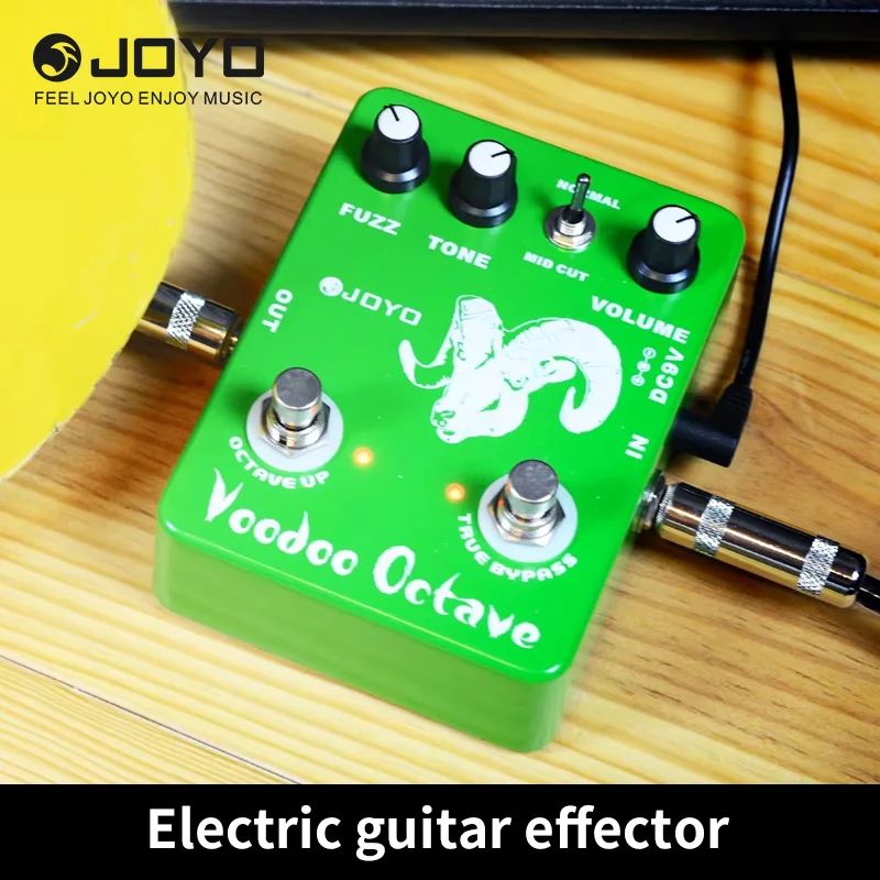 Joyo JF-12 Voodoo Octave Fuzz Pedal Both Distortion Octave True Bypass Bass Pedal