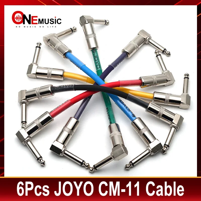 Joyo CM-11 6Pcs lot Colorful Connection Cable Bass