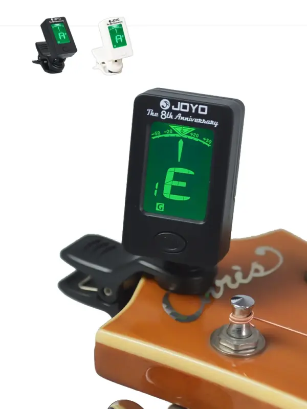 Mini digital LCD Clamp-on Tuner 360-degree Rotation Bass