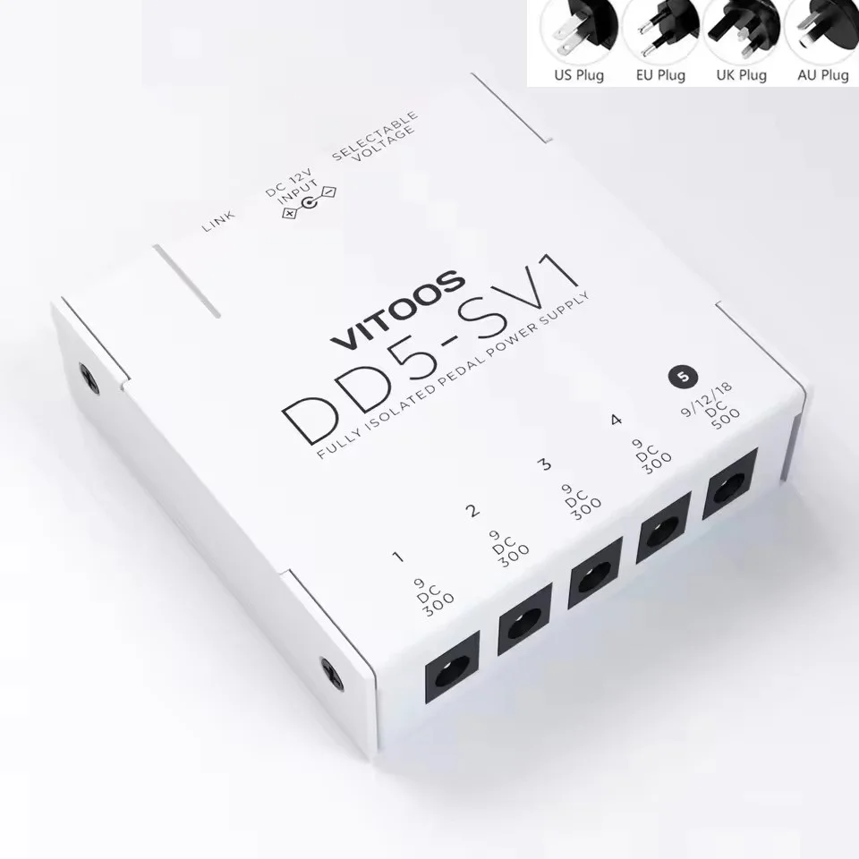 Vitoos DD5 -SV1 pedal power supply fully isolated Filter