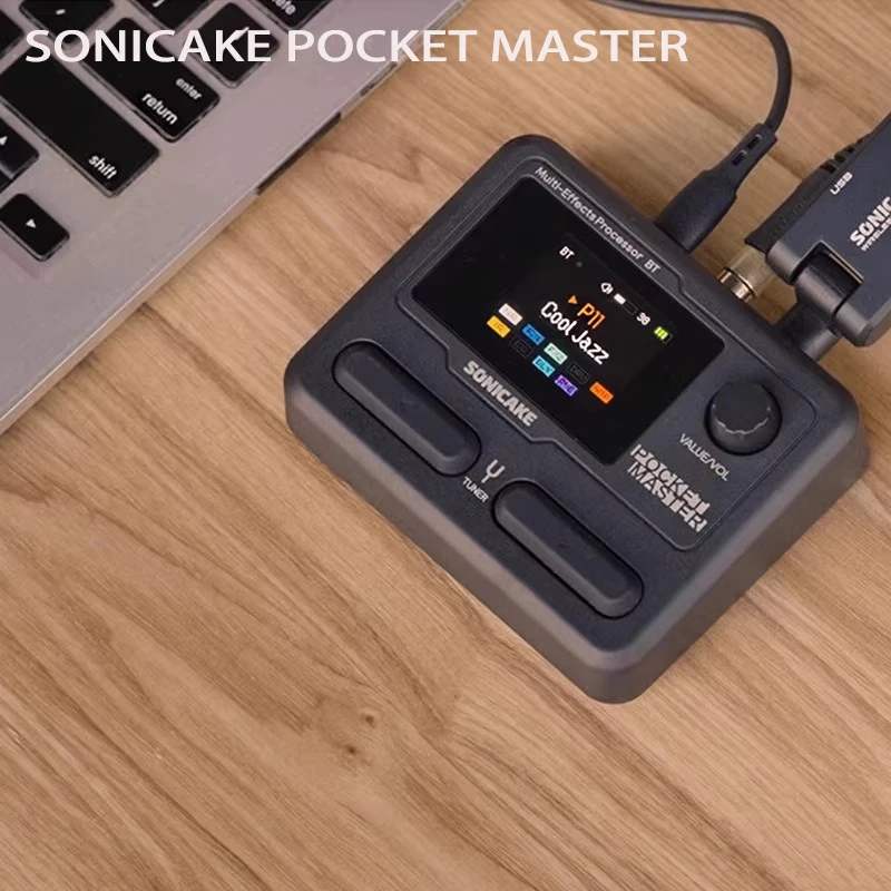 Sonicake QME-10 pocket master Mini Bass Amp 100 Multi-Effects Pedal APP