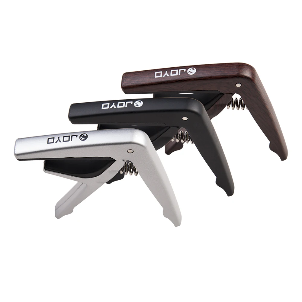 Joyo JCP-01 Capo High-grade Lightweight 6-String Clamp Metal Capo Steel Spring Acoustic Ukulele