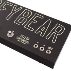 Surfy Industries SurfyBear Reverb Pedal Metal Black with SurfyPan - Image 6