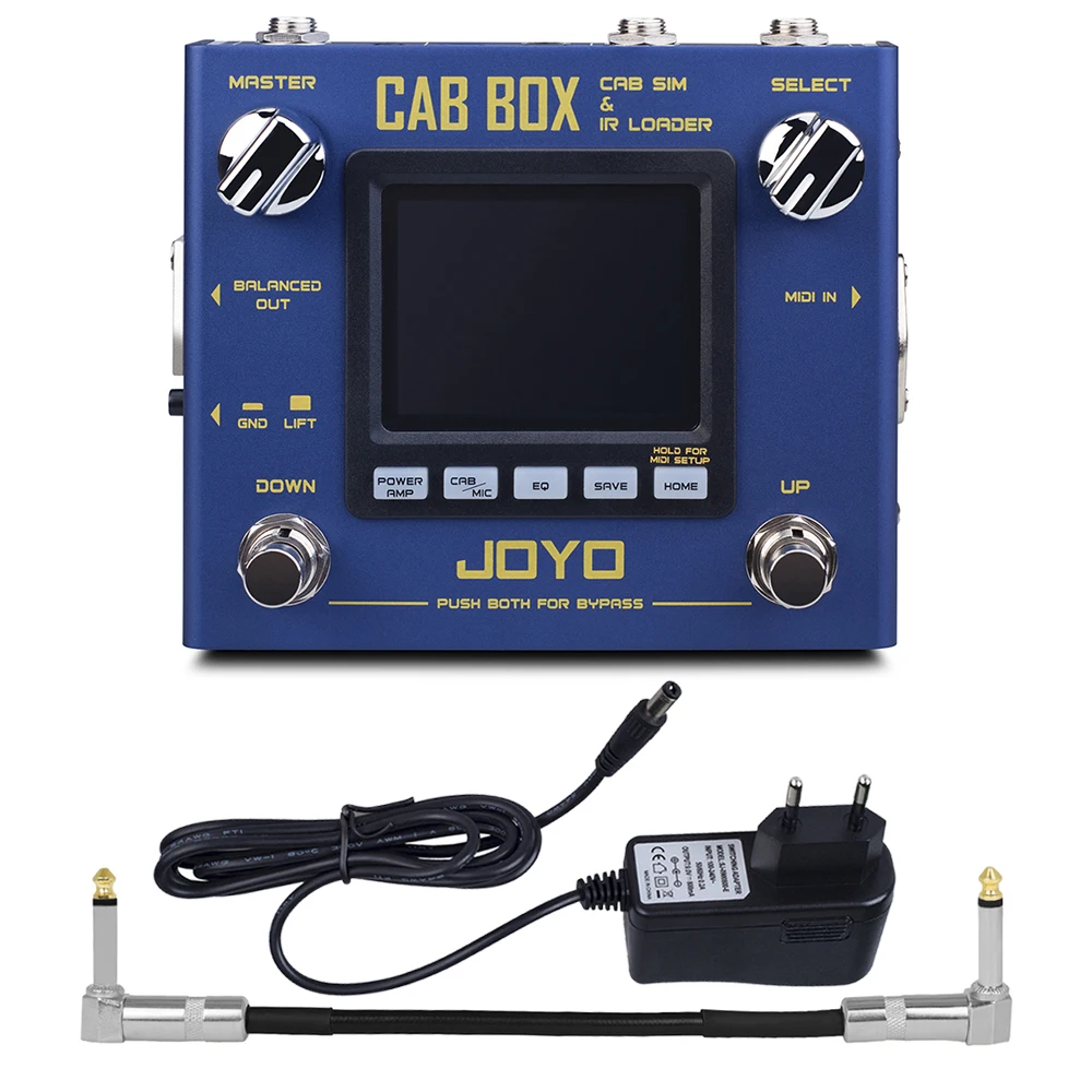 Joyo R-08 Pedal CAB BOX Amp Simulation Pedal Support Third Party IRs Loading