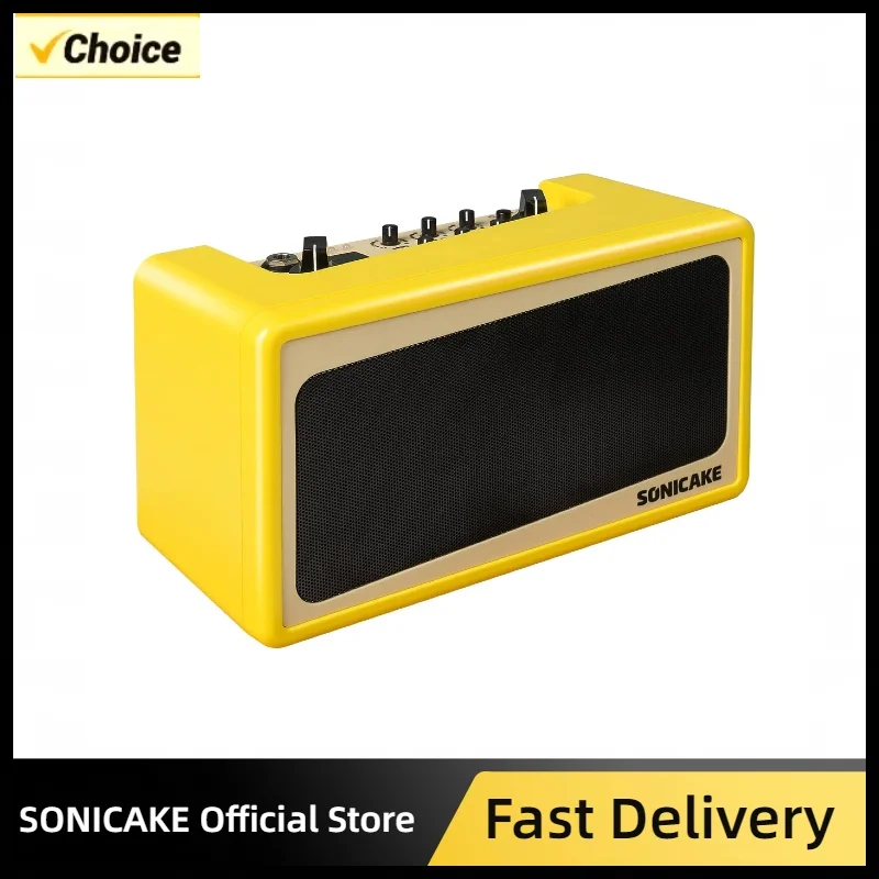 Sonicake QAM-50 Mini Combo Amplifier Bluetooth Light Weight All-In-One Bedroom