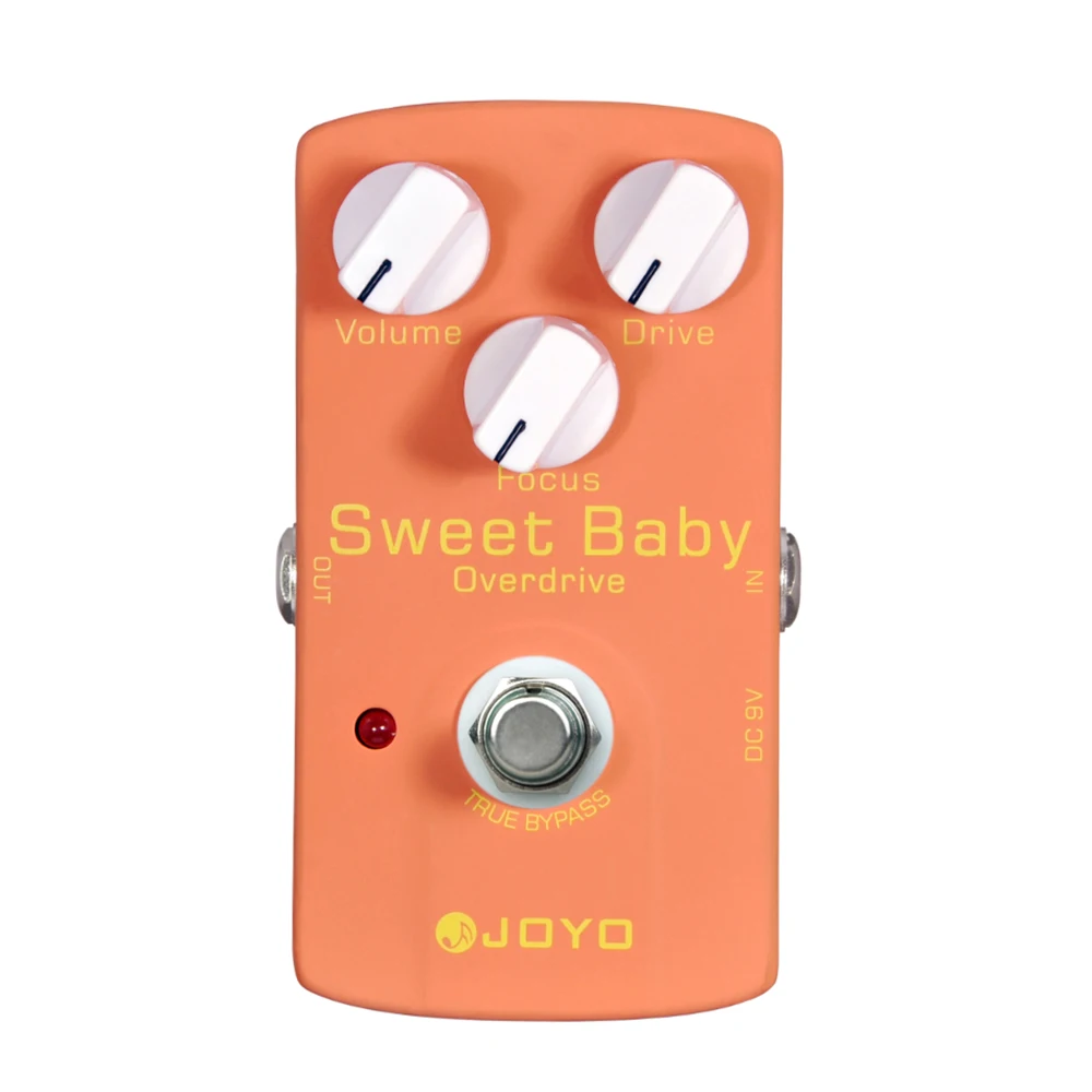 Joyo JF-36 SWEET BABY Overdrive Pedal Low Gain Overdrive Pedal Volume Drive Focus