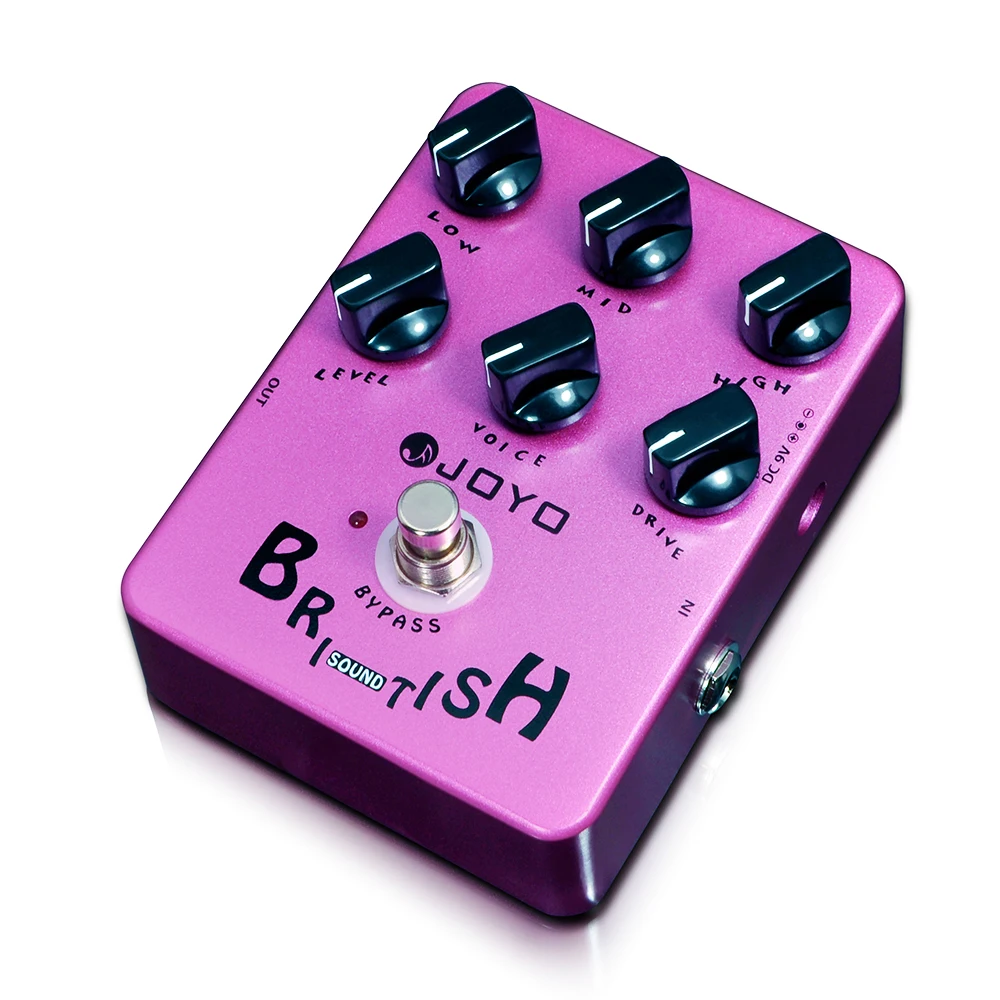 Joyo JF-16 BRITISH SOUND Overdrive Pedal Delivers Warmth Harmonic Overdrive Sounds Classic Amp