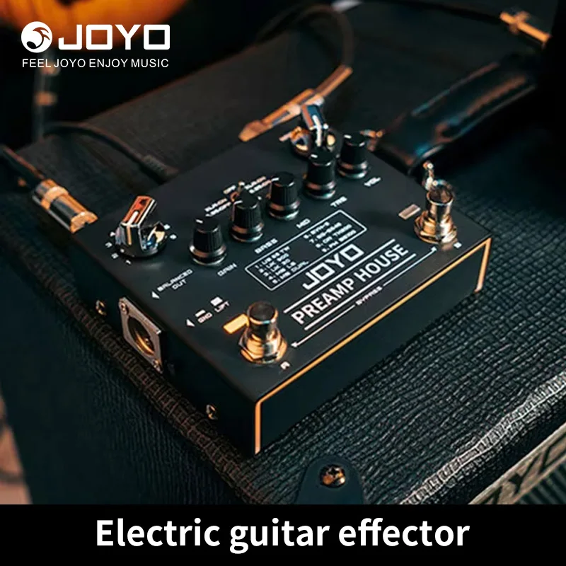 Joyo R-15 Preamp House Pedal 18 Tones Dual Channel Cabinet Simulator Pedal