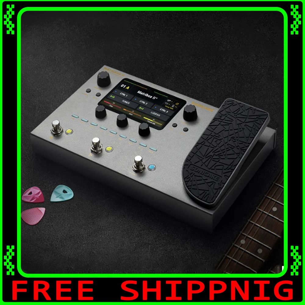 SONICAKE Matribox II Bass Amp Modeling Multi-Effects Processor Expression Pedal