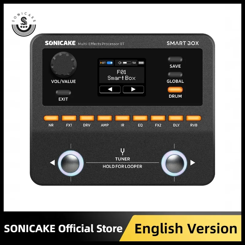 Sonicake QME-20 Smart Box Multi-Effects Processor Bass 130 NAM