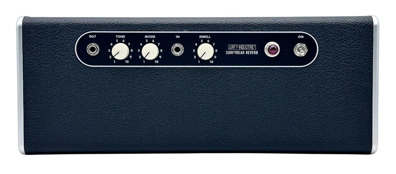 Surfy Industries SurfyBear Reverb Pedal Classic Black with SurfyPan Extra - Image 4