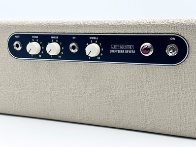 Surfy Industries SurfyBear Reverb Pedal Classic Blonde with SurfyPan Extra