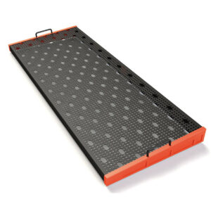 Temple Audio Templeboard TRIO 16.5x43in Pedalboard in Temple Red - Image 4