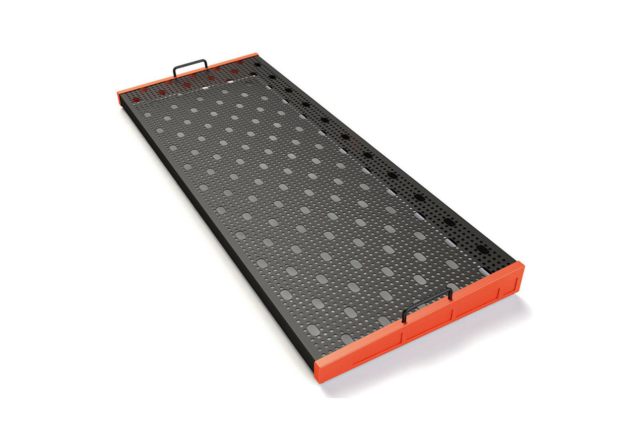 Temple Audio Templeboard TRIO 16.5x43in Pedalboard in Temple Red - Image 4