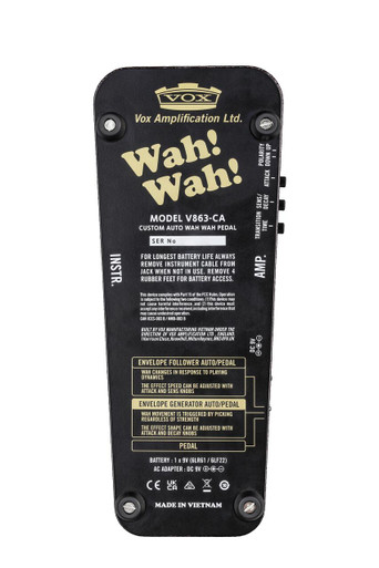 Vox V863-CA Semi-Auto Wah