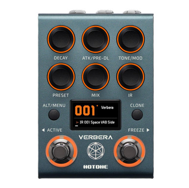Hotone Verbera Convolution Dual Reverb Pedal