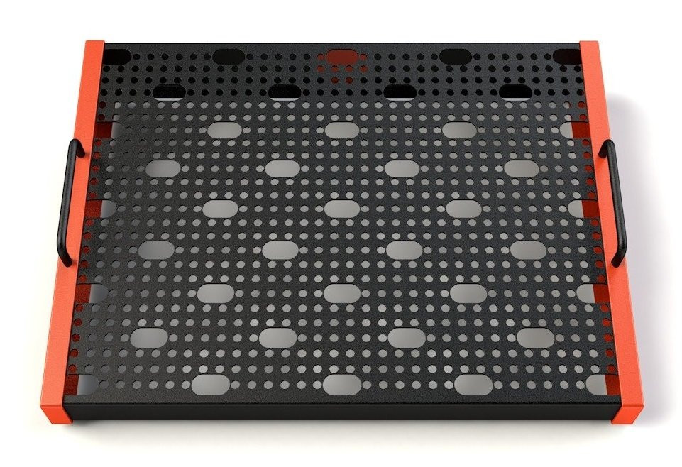 Temple Audio Templeboard DUO 12.5x17in Pedalboard in Temple Red